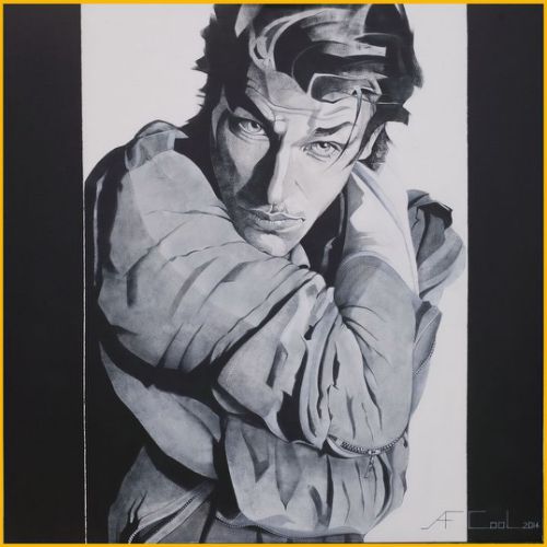 Gaspard – Dimension : 100x100 cm. – Prix : 2500€