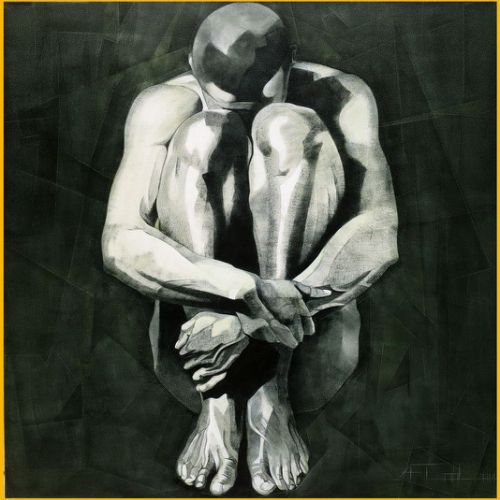 Retour dans la matrice – Dimension : 100x100 cm. – Prix : 2500€