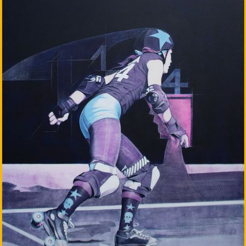 Rollers – Dimension : 116x89 cm. – Prix : 2200€