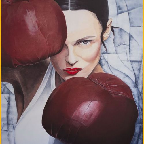 Sexe faible ou sexe fort ? – Dimension : 120x100 cm. – Prix : 3000€