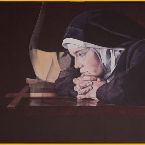 Prière – Dimension : 81x116 cm. – Prix : 2500€