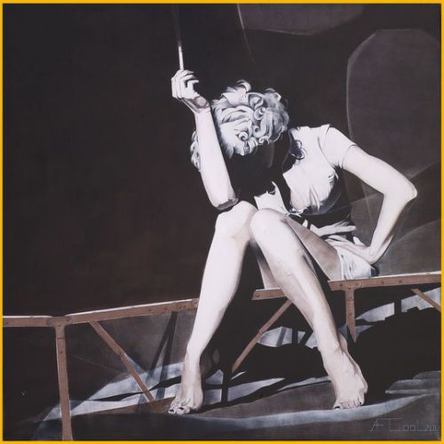 Made in USA – Dimension : 100x100 cm. – Plus dispo