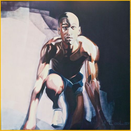 Ultime concentration – Dimension : 100x100 cm. – Prix : 2200€