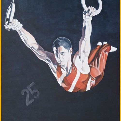 Les anneaux – Dimension : 130x97 cm. – Plus dispo