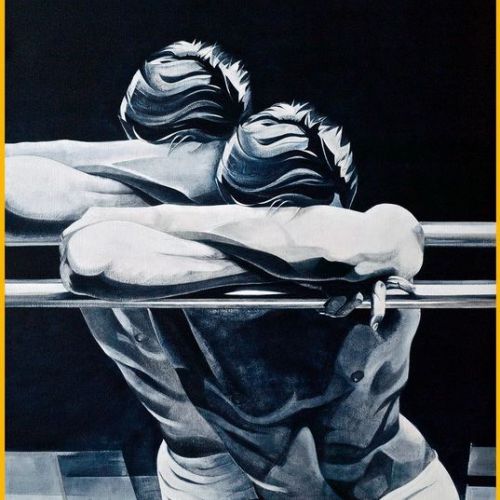 Pause – Dimension : 130x97 cm. – Prix : 2900€