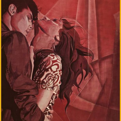 Corps à cœur – Dimension : 130x89 cm. – Plus dispo