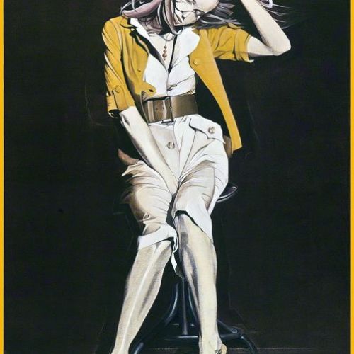 La fille sur le tabouret – Dimension : 116x81 cm. – Plus dispo