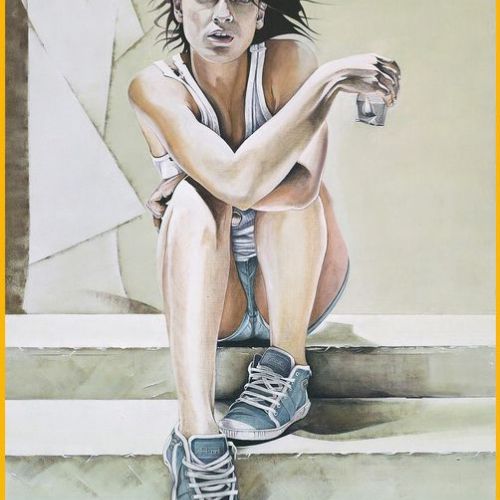 L’ado rebelle – Dimension : 130x89 cm. – Prix : 3000€