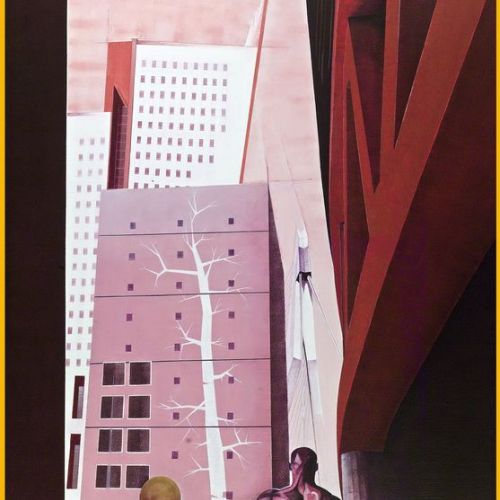 Equilibre urbain – Dimension : 146x114 cm. – Prix : 4000€