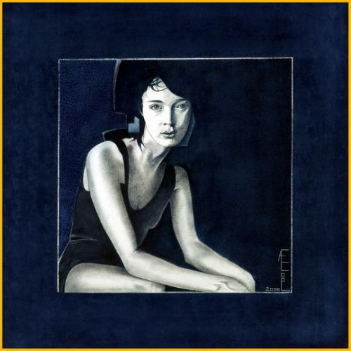 Bleu marine – Dimension : 60x60 cm. – Plus disponible