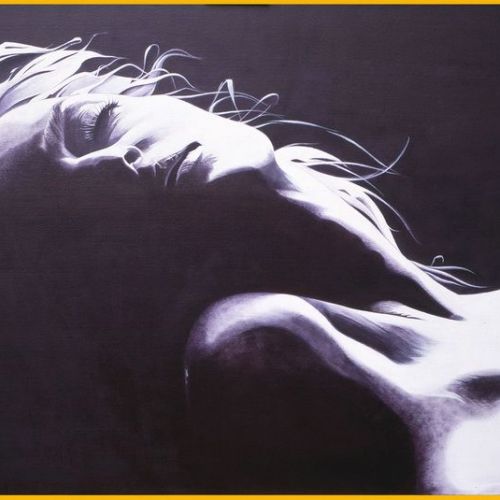 La belle endormie – Dimension : 97x130 cm. – Plus dispo