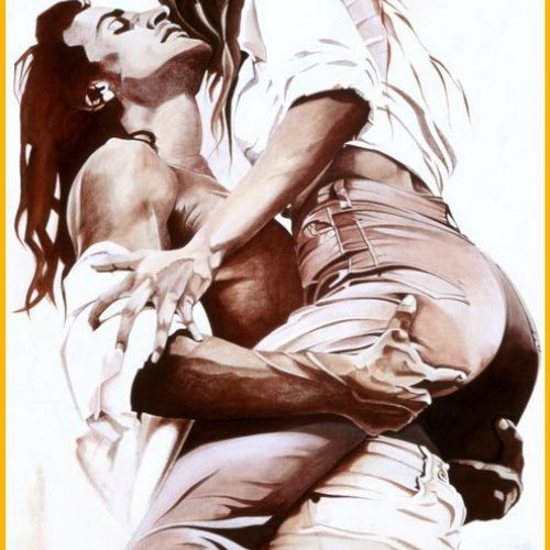 L’Etreinte – Dimension : 128x94 cm –