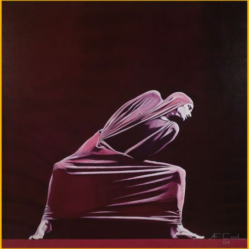 Entrave dans un mouvement – Dimension : 100x100 cm. – Prix : 2500€