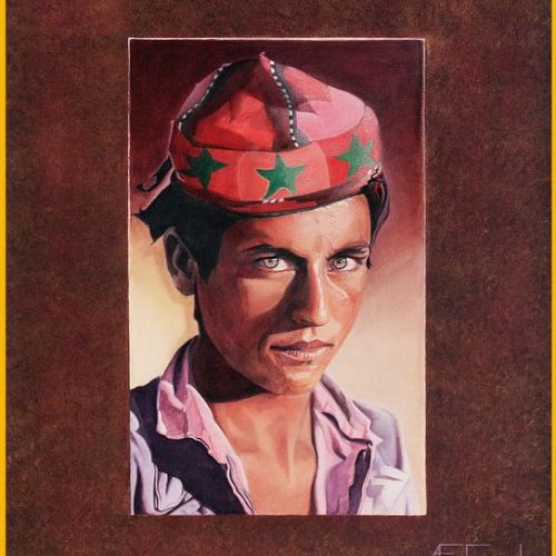 Jeune syrien – Dimension : 55x46 cm. – Prix : 1500€