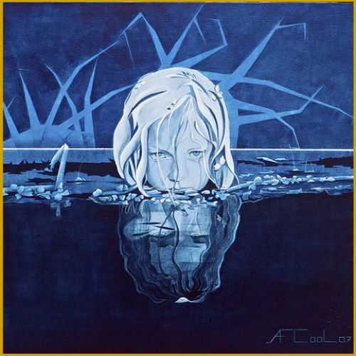 Ne laissons pas sombrer notre futur – Dimension : 80x80 cm. – Prix : 1700€