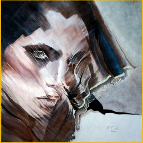 Folle méfiance – Dimension : 60x60 cm. – Plus dispo