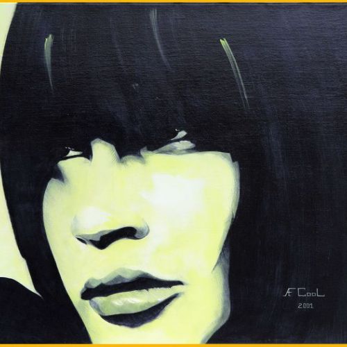 La ténébreuse – Dimension : 50x65 cm. – Plus dispo