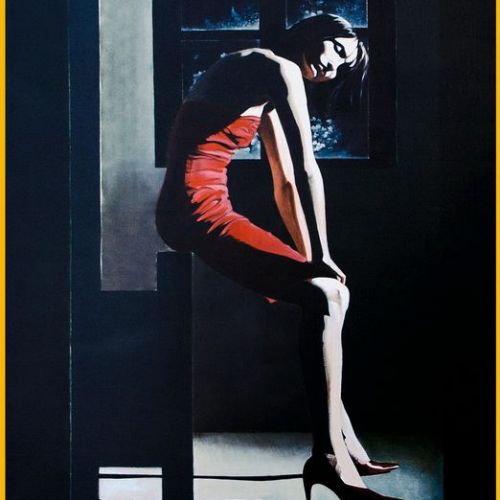 La robe rouge – Dimension : 100x73 cm. – Plus dispo