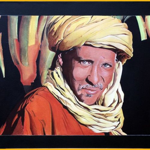L’Homme du Niger – Dimension : 65x54 cm. – Plus dispo