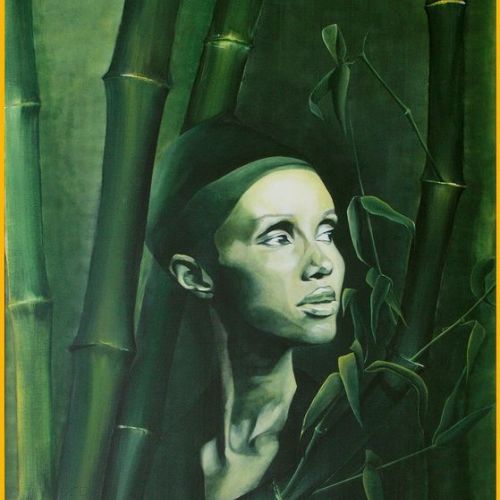 Bambou – Dimension : 116x89 cm. – Prix : 3000€